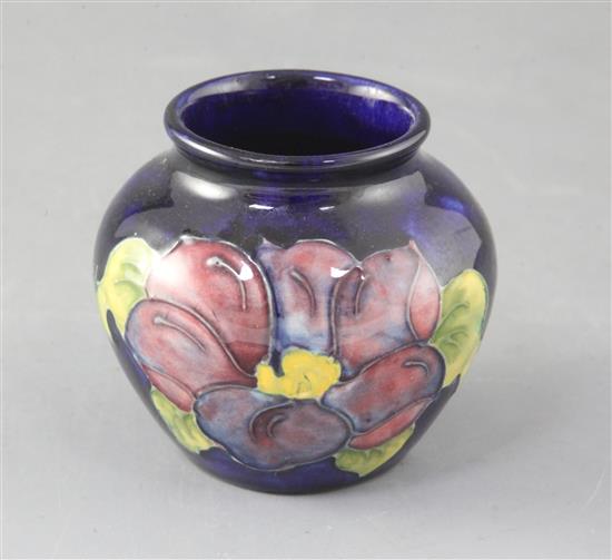 A Moorcroft Anemone vase, H 8cm